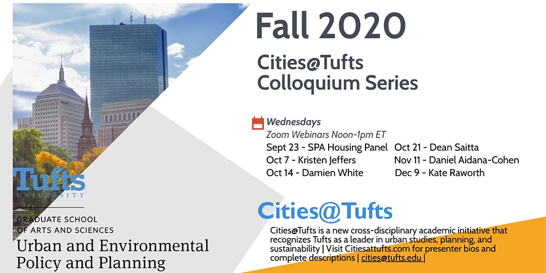 Cities@Tufts Fall Series