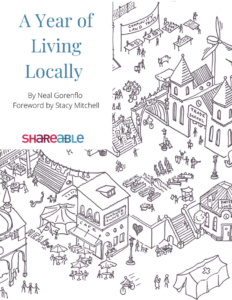 "A Year of Living Locally" book cover