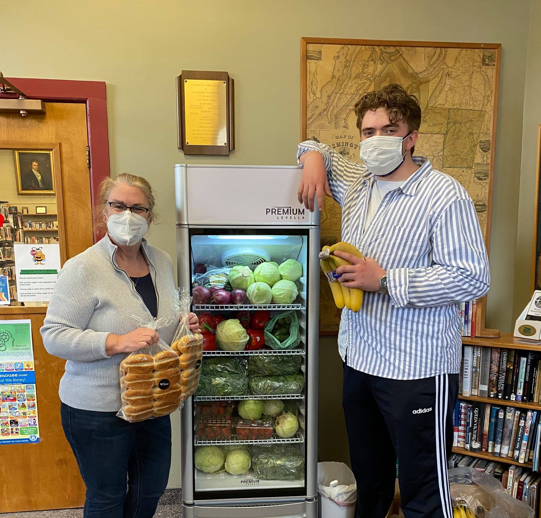 Library fridge as an example of public libraries food insecurity