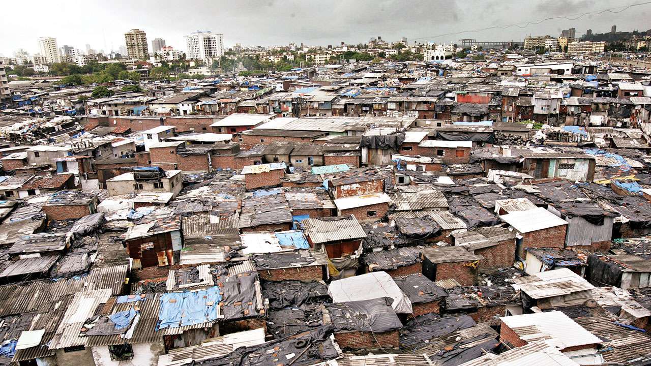 Overhead view of the Dharavi Slum, once on the outskirts of Mumbai in the 19th century, it is now prime real estate which many would like a piece of. Credit: DNA India